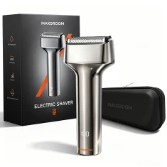 Електробритва MAXGROOM WF-2037D сітчаста IPX7 Silver (5907769394300)