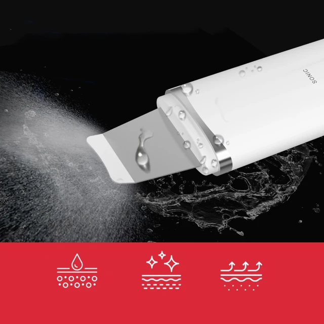 Пристрій для пілінгу кавітаційного MAXGROOM M-169 ультразвуковий з LED-терапією White (5907769394348)