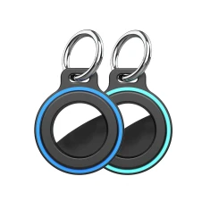 Чехол Hurtel для AirTag с пружинной застёжкой (2 pack) Black (5907769394379)