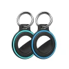 Чохол Hurtel для AirTag з пружинною застібкою (2 pack) Black (5907769394379)
