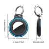 Чохол Hurtel для AirTag з пружинною застібкою (2 pack) Black (5907769394379)