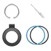 Чохол Hurtel для AirTag карбон (4 pack) Multicolor (5907769394386)