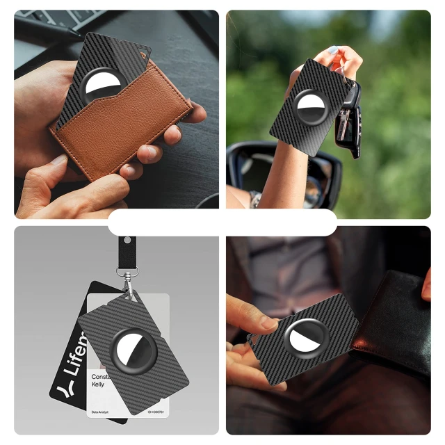 Чохол Hurtel для Apple AirTag Black (5907769394393)
