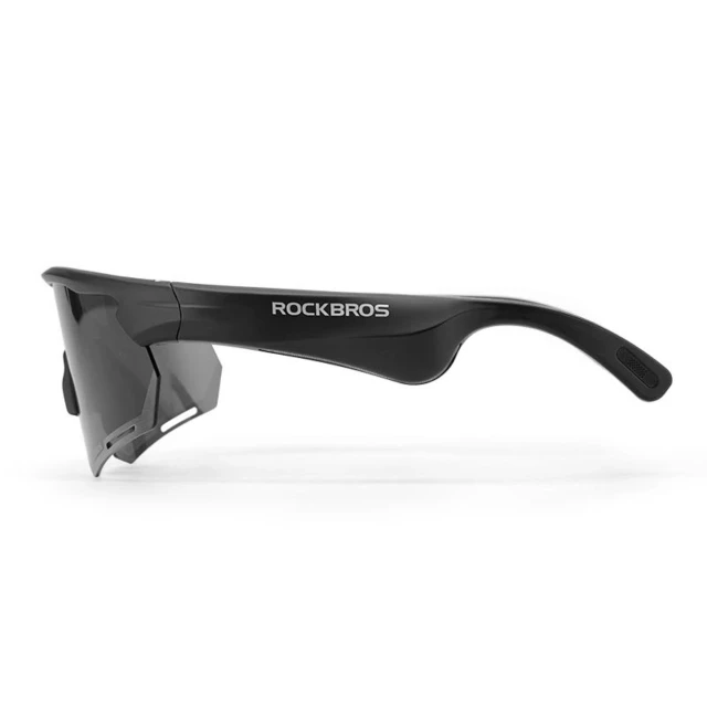 Велосипедні окуляри Rockbros SP-251 з Bluetooth поляризаційні Black (5907769394515)