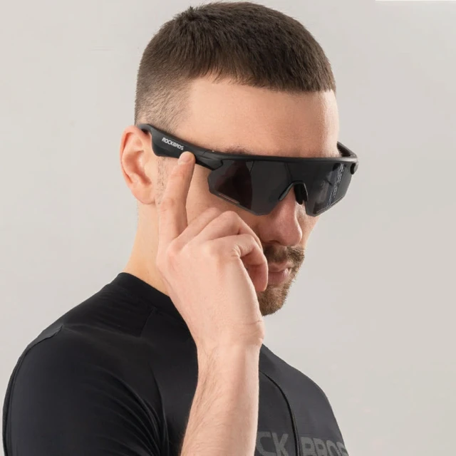 Велосипедні окуляри Rockbros SP-251 з Bluetooth поляризаційні Black (5907769394515)