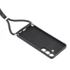 Чохол Hurtel з підкладкою з волокна та ремінцем crossbody для Samsung Galaxy A57 Black (5907769395291)