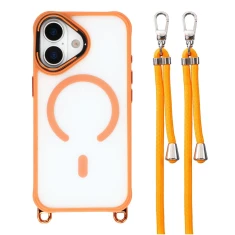 Чохол Hurtel з регульованим ремінцем crossbody для iPhone 17 Orange (5907769395321)