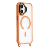 Чохол Hurtel з регульованим ремінцем crossbody для iPhone 17 Orange (5907769395321)