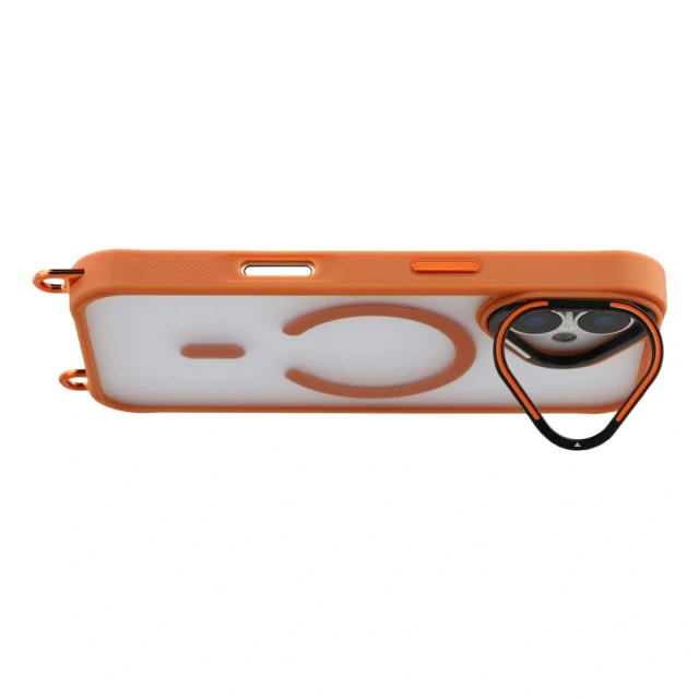 Чохол Hurtel з регульованим ремінцем crossbody для iPhone 17 Orange (5907769395321)