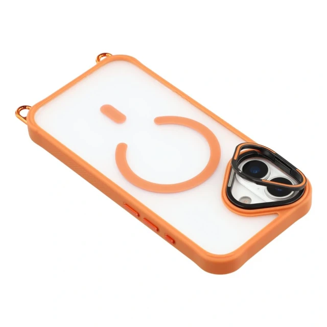 Чохол Hurtel з регульованим ремінцем crossbody для iPhone 17 Orange (5907769395321)