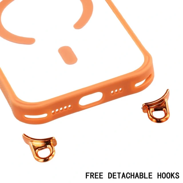 Чохол Hurtel з регульованим ремінцем crossbody для iPhone 17 Orange (5907769395321)