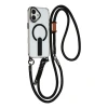 Чохол Hurtel iPhone 17 з підставкою короткий і довгий ремінці MagSafe Black (5907769395369)