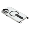 Чохол Hurtel iPhone 17 з підставкою короткий і довгий ремінці MagSafe Black (5907769395369)