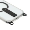 Чохол Hurtel iPhone 17 з підставкою короткий і довгий ремінці MagSafe Black (5907769395369)