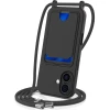 Чохол для iPhone 17 Hurtel TPU з тримачем для карти та смичкою Black (5907769395376)