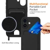 Чохол для iPhone 17 Hurtel TPU з тримачем для карти та смичкою Black (5907769395376)