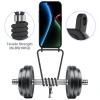 Чохол для iPhone 17 Hurtel TPU з тримачем для карти та смичкою Black (5907769395376)