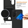 Чохол Hurtel TPU з картхолдером і ремінцем crossbody для Samsung Galaxy A57 Black (5907769395390)