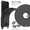 Чохол Hurtel TPU з картхолдером і ремінцем crossbody для Samsung Galaxy A57 Black (5907769395390)