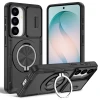 Чохол Hurtel Samsung Galaxy S26 з рухомою заслінкою камери та обертовою підставкою MagSafe Black (5907769395420)