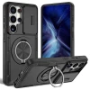 Чохол Hurtel зі шторкою камери та поворотною підставкою для Samsung Galaxy S26 Ultra Black (5907769395437)