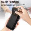 Чохол Hurtel iPhone 17 синтетична шкіра з відкріпним тримачем карт MagSafe Black (5907769395468)