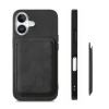 Чохол Hurtel iPhone 17 синтетична шкіра з відкріпним тримачем карт MagSafe Black (5907769395468)