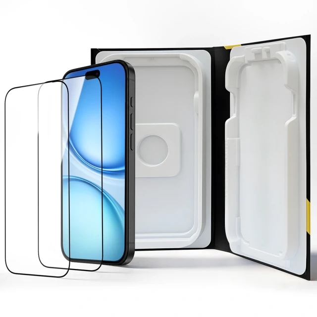 Захисне скло Wozinsky EasyFit Clear Glass для iPhone 17 | 16 Pro Clear (2 pack) (5907769395833)