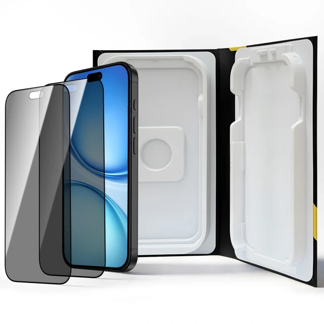 Захисне скло Wozinsky EasyFit Privacy Glass для iPhone 17 | 16 Pro Clear (2 pack) (5907769395840)