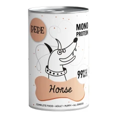Вологий корм для собак PAKA ZWIERZAKA Pepe Horse з кониною 400 г (5907780109990)