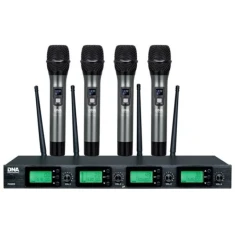 Мікрофонна радіосистема DNA Professional RV-4 UHF 518-542 МГц 4 мікрофони (5907780141082)