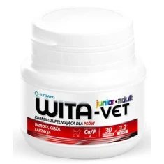 Кормова добавка для собак і цуценят EUROWET Wita-Vet Complex підтримка росту і вагітності 100 шт x 3,2 г (5907785442016)