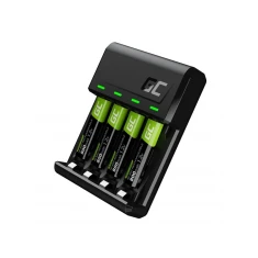 Зарядка Green Cell VitalCharger + 4x Батарея AAA 800mAh (GRSETGC02)