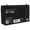 Акумулятор гелевий Green Cell AGM 6V 15Ah (AGM40)