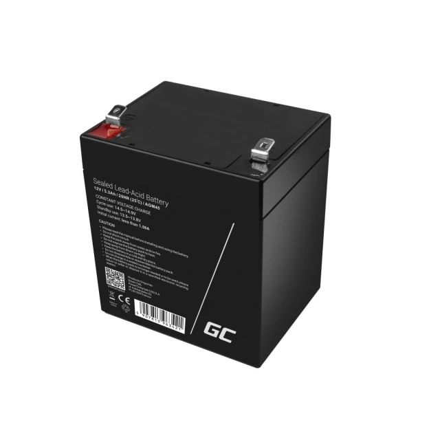 Акумулятор гелевий Green Cell AGM 12V 5.3Ah (AGM45)