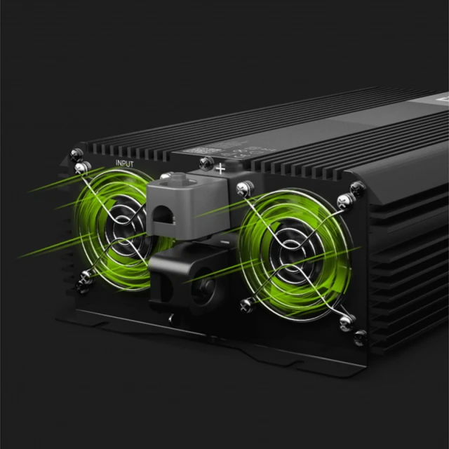 Інвертер Green Cell PRO 12V-230V 2000W/4000W модульована синусоїда (INVGC10)