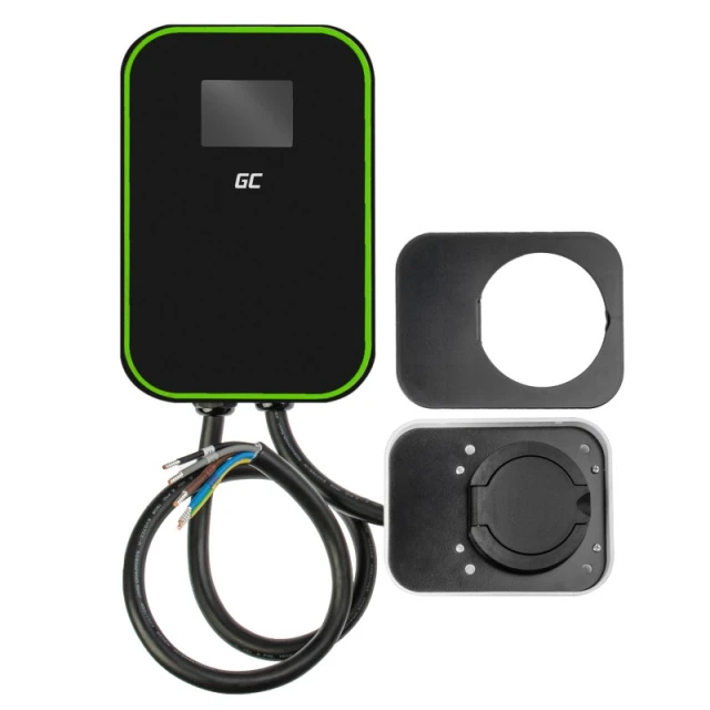 Зарядний пристрій Green Cell Wallbox EV PowerBox 22 кВт з розеткою та RFID (EV15RFID)