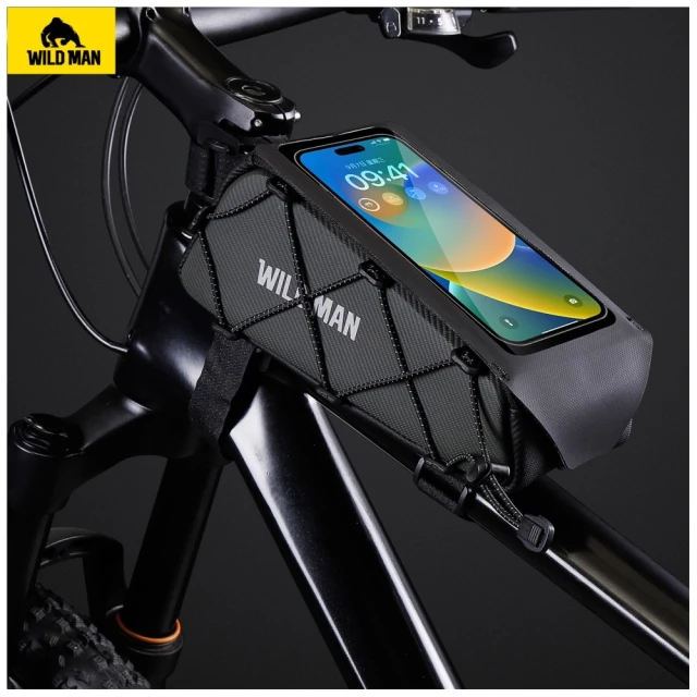 Сумка на раму велосипеда WILDMAN GX100 Black