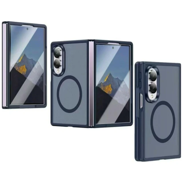 Чохол Beline Soft Touch для Samsung Galaxy Fold 8 Navy with MagSafe (5908047991129)