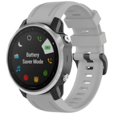 Ремінець Beline Watch 2 для Garmin Fenix 8/Fenix 7S/Fenix 6S/Fenix 5S/mk3/mk3i/Instinct 2S Grey (05908047991273)