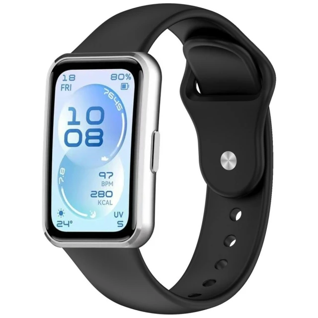 Ремінець Beline Reverse Buckle Strap для Huawei Band 11 Black (5908047991426)