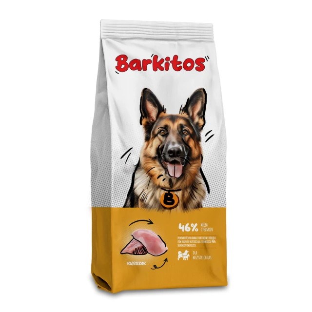 Сухий корм для собак Barkitos з куркою 18 кг (5908096650138)