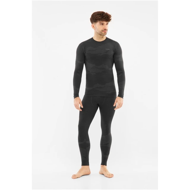 Комплект термобілизни чоловічий Viking Gasher Merino розмір L Black (5908234780659)