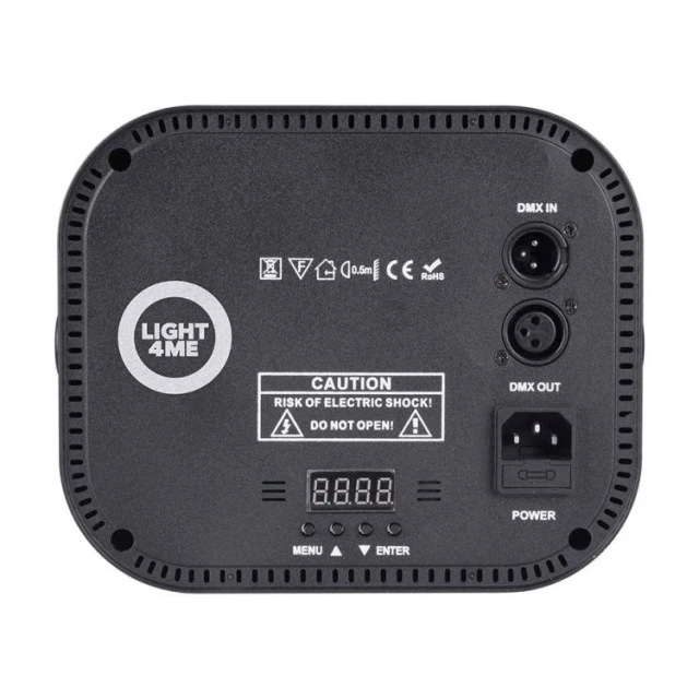 Мультиефект Light4Me Multiphase LED UV wash strobe (5908249810655)