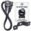 Светодиодная движущаяся голова Light4Me 30 SPOT RING 30 Вт (5908249813854)
