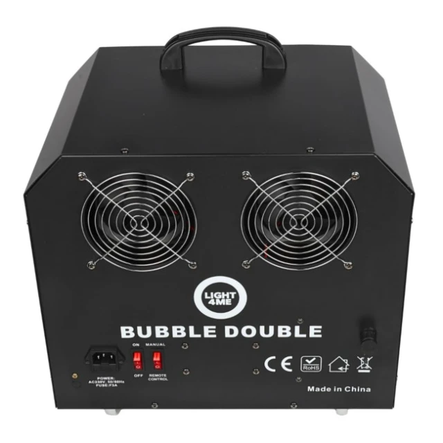 Генератор бульбашок Light4Me BUBBLE DOUBLE 300 Вт з бездротовим пультом (5908249837102)