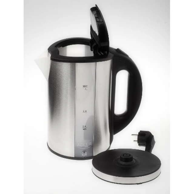 Електрочайник Adler AD 1216 2000 Вт 1,8 л Stainless Steel (5908256830646)