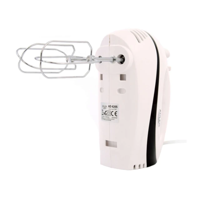 Міксер Adler AD4205b 300 Вт 5 швидкостей White/Black (5908256831537)