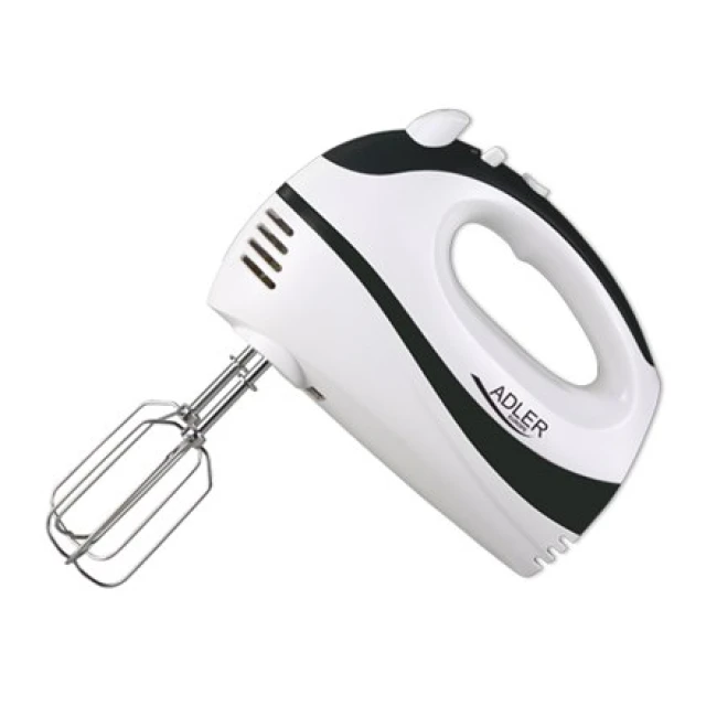 Міксер Adler AD4205b 300 Вт 5 швидкостей White/Black (5908256831537)