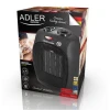 Тепловентилятор Adler AD7702 1500 Вт 2 режими нагріву Black (5908256831827)